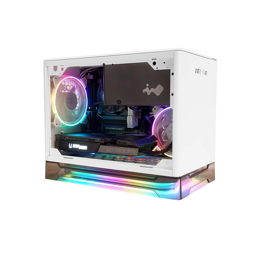 VỎ CASE INWIN A1 PRIME WHITE ( MINI TOWER / MÀU TRẮNG/ GẮN SẴN BỘ NGUỒN INWIN 750W 80PLUS GOLD VÀ 2 FAN)