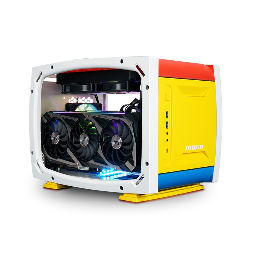 VỎ CASE INWIN EXPLORER JUSTICE WHITE (MINI TOWER/MÀU TRẮNG)