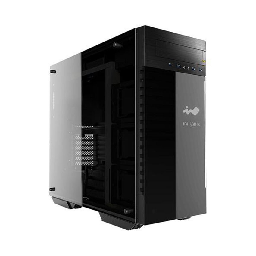 VỎ CASE INWIN 509 - FULL SIDE TEMPERED GLASS FULL-TOWER ĐEN