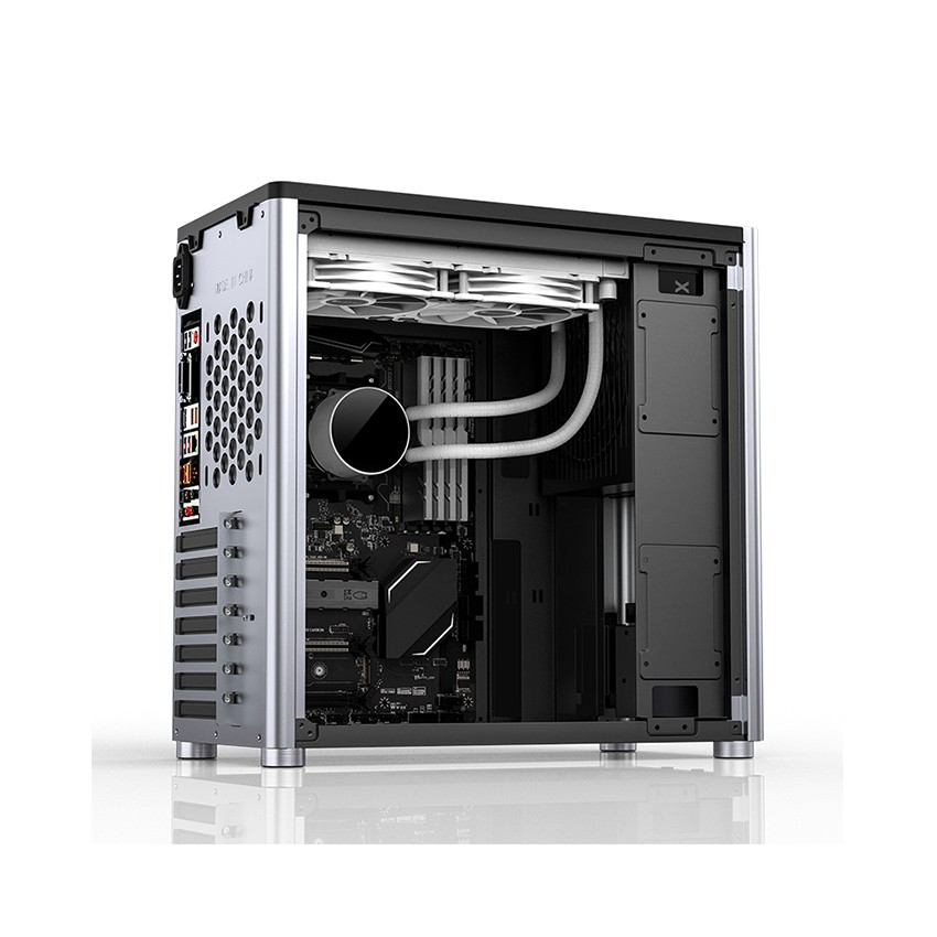 VỎ CASE JONSBO D40 SILVER ( MID TOWER/MÀU BẠC)