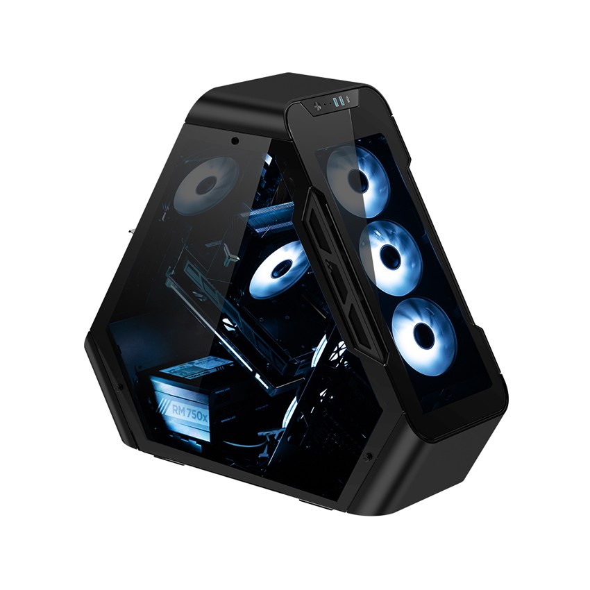 VỎ CASE JONSBO TR03-G BLACK (MID TOWER/MÀU ĐEN)