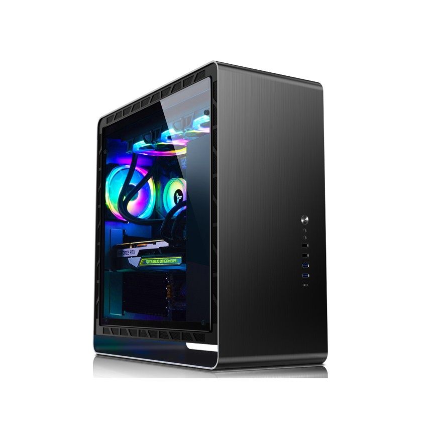 VỎ CASE JONSBO UMX6SW BLACK ( MID TOWER/MÀU ĐEN)