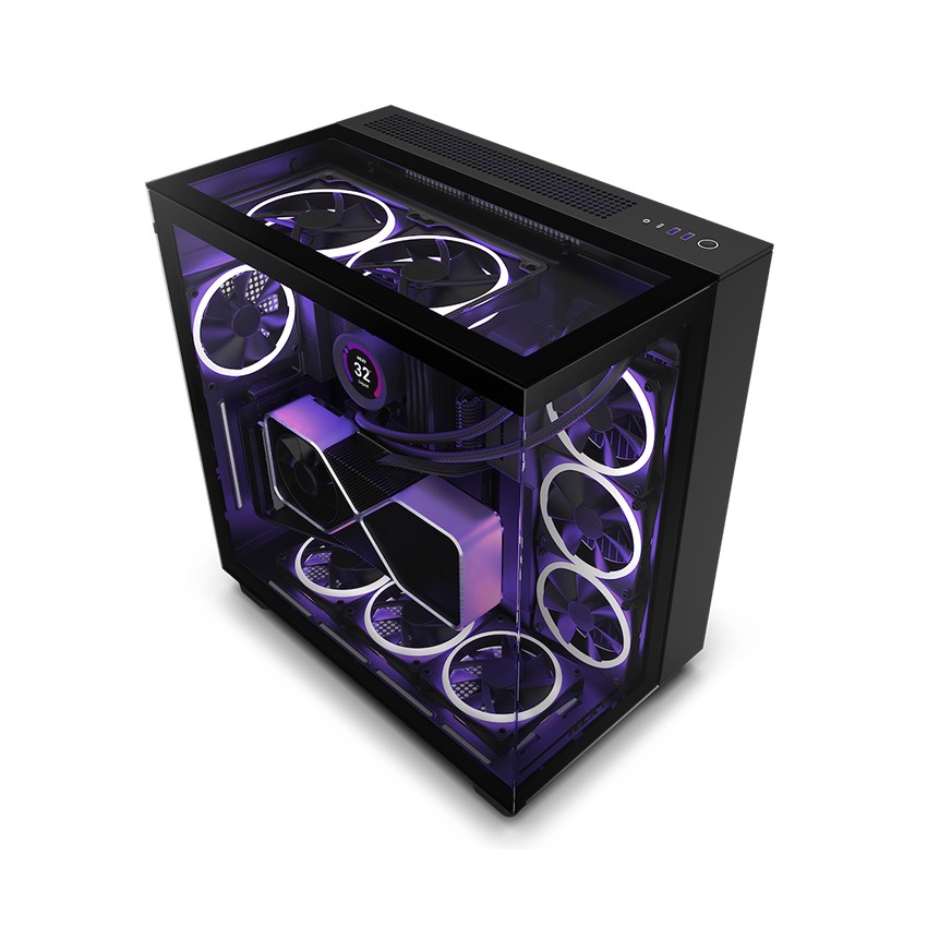 VỎ MÁY TÍNH NZXT H9 ELITE BLACK (CM-H91EB-01) (MID TOWER/MÀU ĐEN)