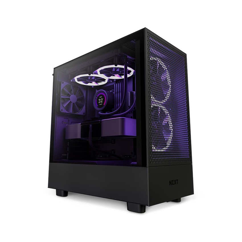 VỎ MÁY TÍNH NZXT H5 FLOW BLACK   (MID TOWER/MÀU ĐEN)