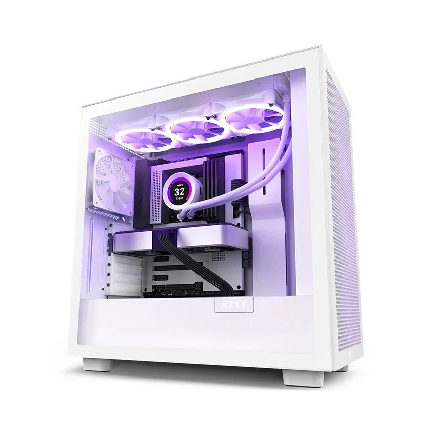 VỎ MÁY TÍNH NZXT H7 FLOW WHITE  (MID TOWER/MÀU TRẮNG)