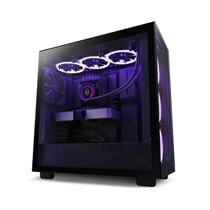 VỎ MÁY TÍNH NZXT H7 ELITE BLACK  (MID TOWER/MÀU ĐEN)