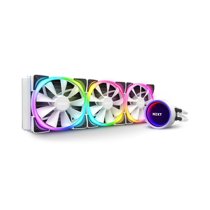 TẢN NHIỆT NƯỚC NZXT KRAKEN X73 RGB WHITE - 360MM (RL-KRX73-RW)