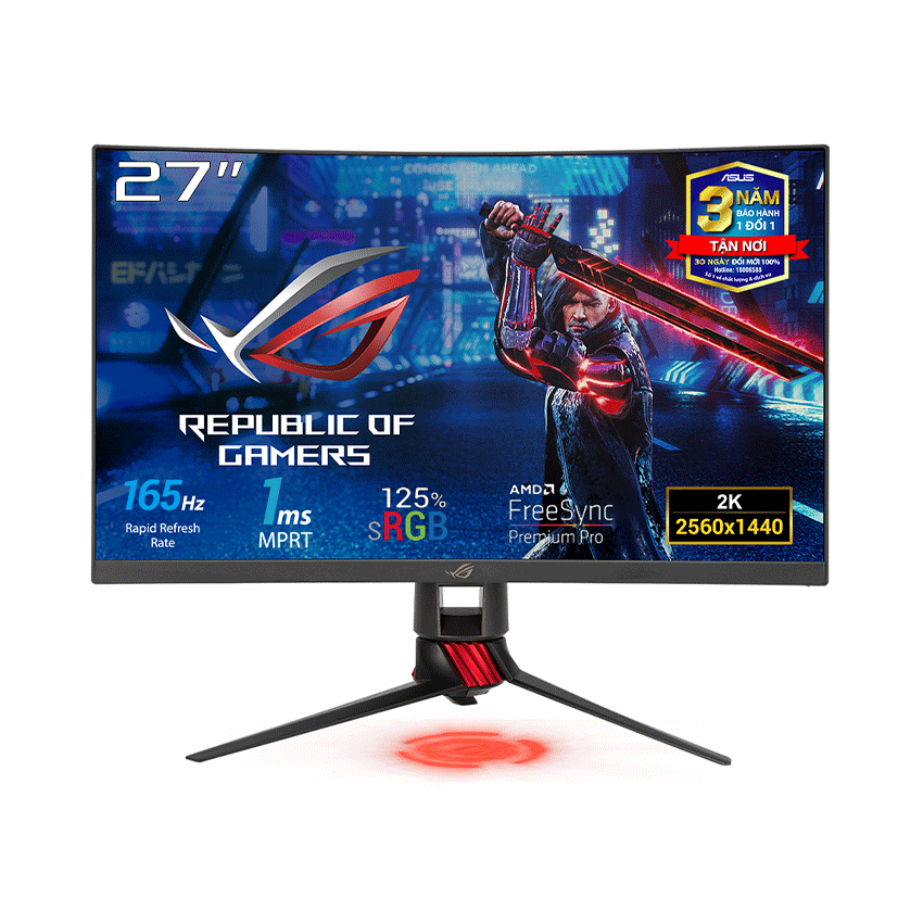 MÀN HÌNH GAMING ASUS ROG STRIX XG27WQ (27INCH/QHD/VA/165HZ/1MS)