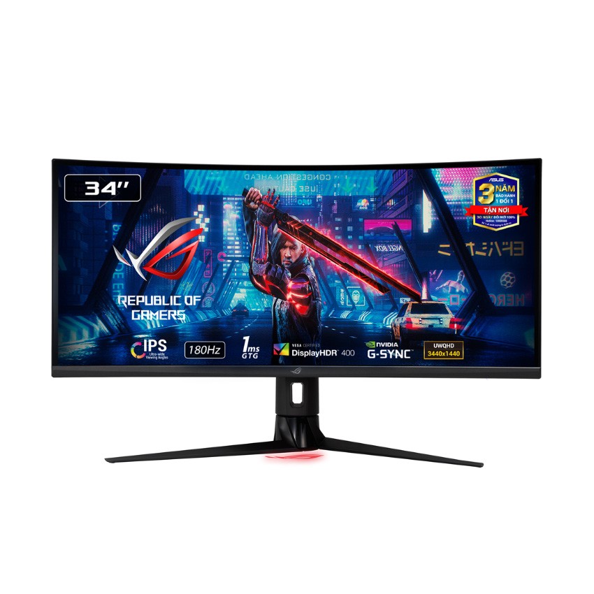 MÀN HÌNH GAMING ASUS ROG STRIX XG349C (34 INCH/UWQHD/FAST IPS/180HZ/1MS)