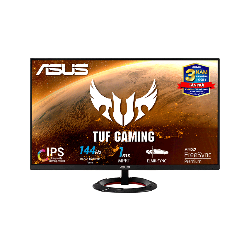 MÀN HÌNH GAMING ASUS TUF VG279Q1R (27INCH/FHD/IPS/144HZ/1MS)