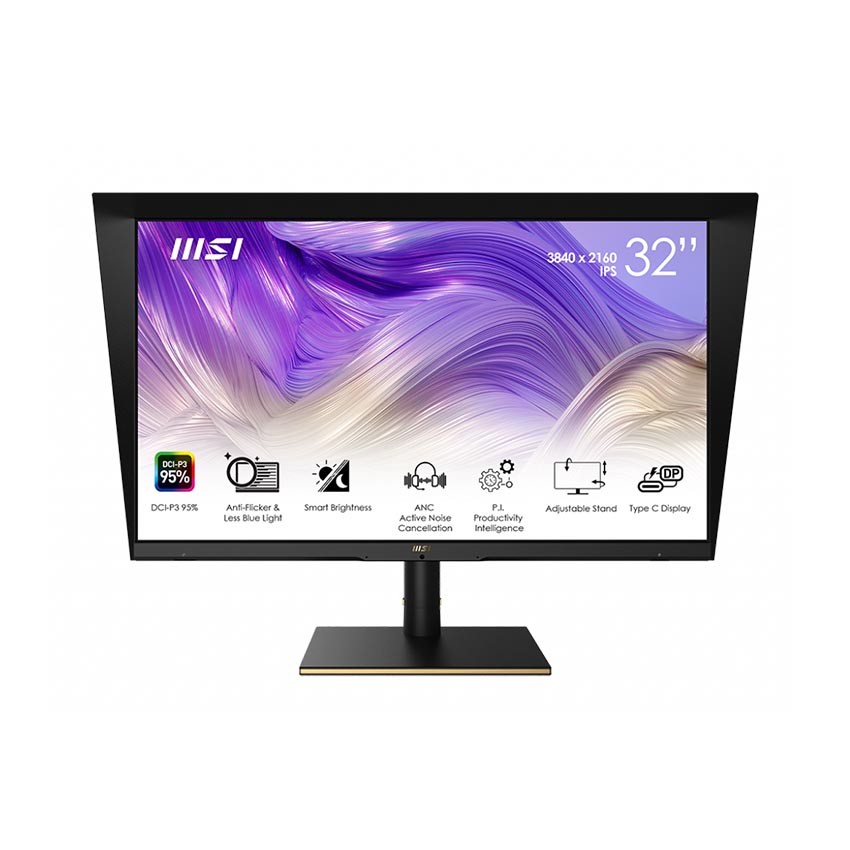 MÀN HÌNH MSI MS321UP SUMMIT (32 INCH/UHD/IPS/60HZ/4MS/400NITS/HDMI+DP+USBC+SDCARDREADER)