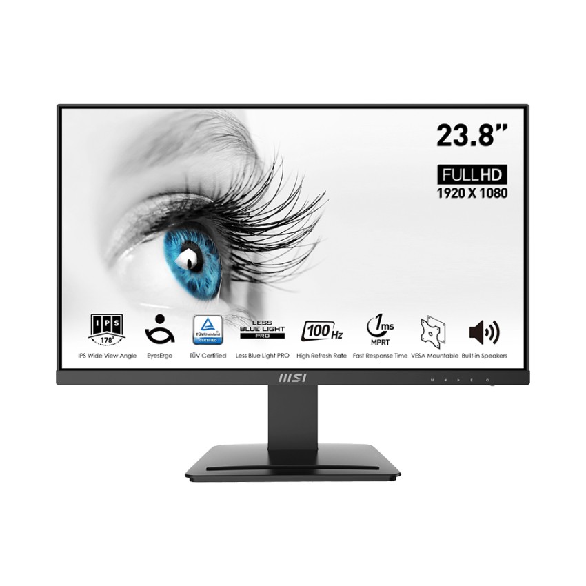 MÀN HÌNH MSI PRO MP243X (23.8 INCH/FHD/IPS/100HZ/1MS/LOA)