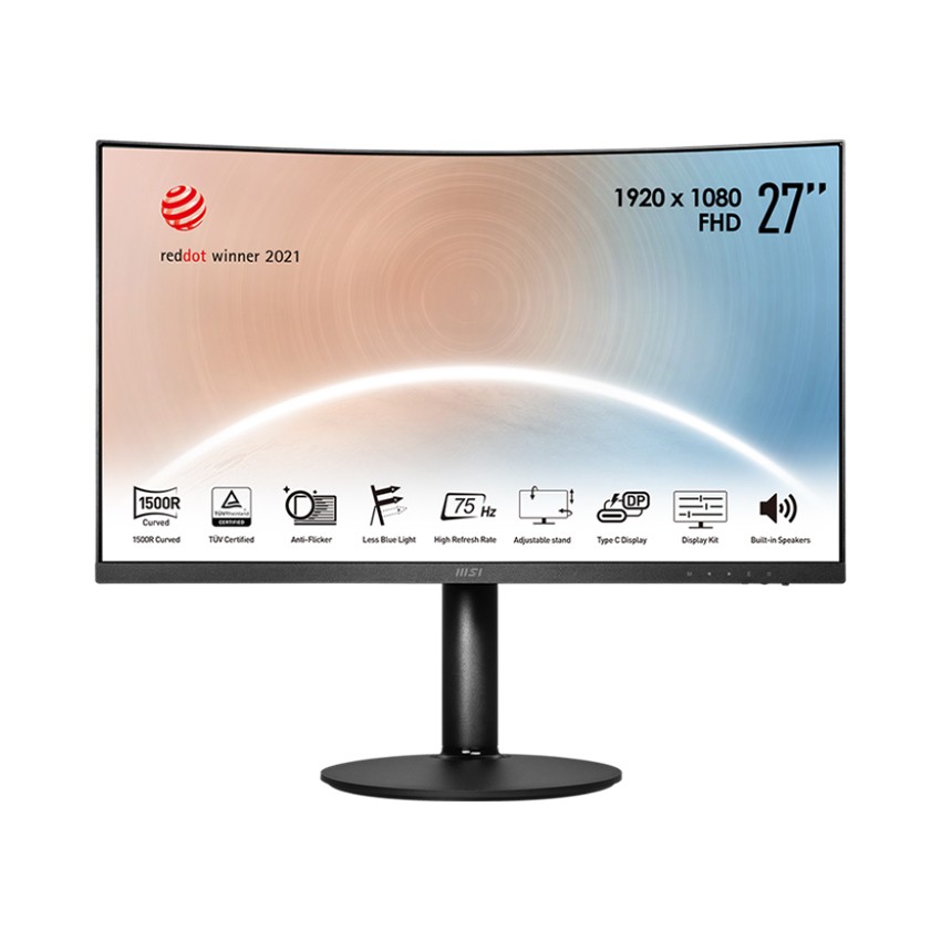 MÀN HÌNH MSI MD271CP (27 INCH/FHD/VA/75HZ/4MS/250 NITS/HDMI+USBC+AUDIO/LOA/CONG)