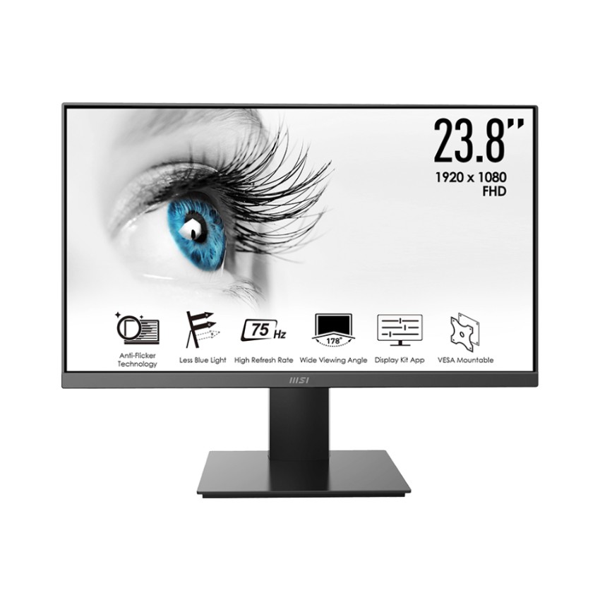 MÀN HÌNH MSI PRO MP241X (23.8 INCH/FHD/VA/75HZ/8MS)