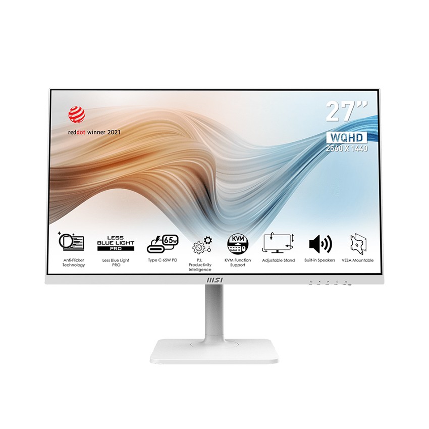 MÀN HÌNH MSI MD272QPW (27 INCH/WQHD/IPS/75HZ/4MS/300 NITS/HDMI+DP+USBC+AUDIO/LOA)