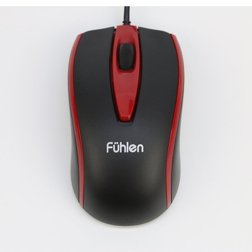 CHUỘT FUHLEN L102 (USB/ĐEN ĐỎ)