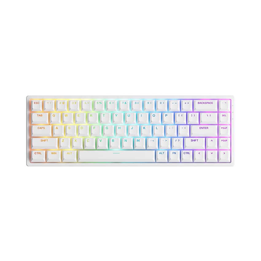 BÀN PHÍM CƠ AKKO 3068 V2 RGB - WHITE (HOTSWAP - RGB - AKKO CS SWITCH JELLY PINK)