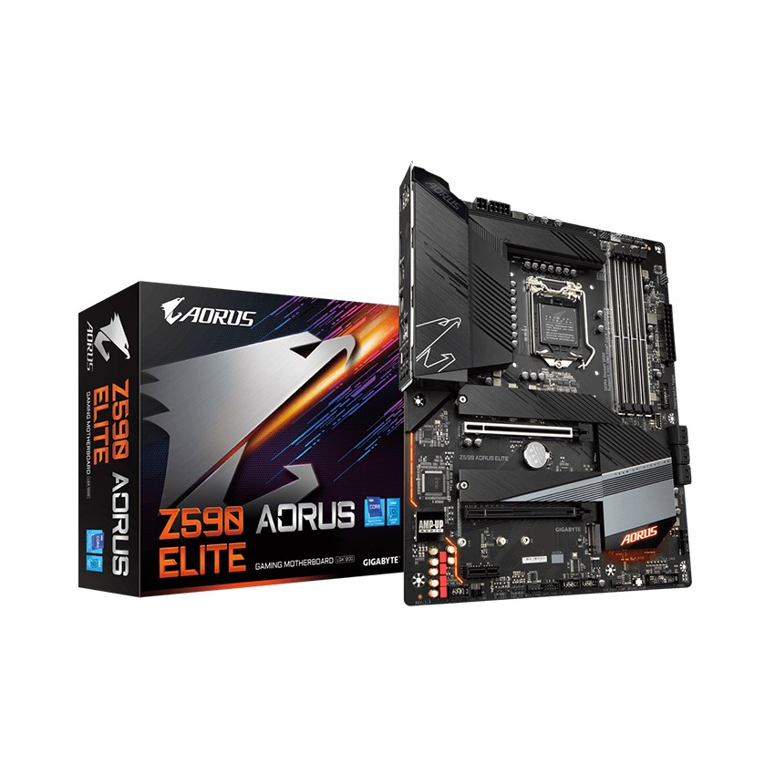 MAINBOARD GIGABYTE Z590 AORUS ELITE (INTEL Z590, SOCKET 1200, ATX, 4 KHE RAM DDR4)