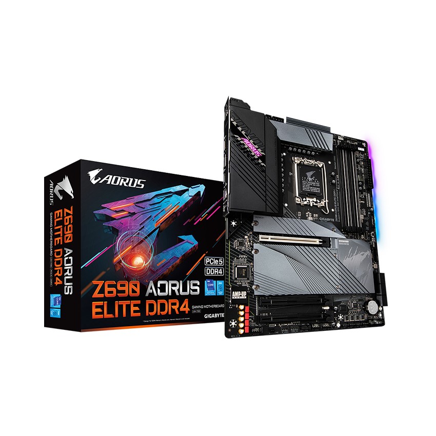 MAINBOARD GIGABYTE Z690 AORUS ELITE (INTEL Z690, SOCKET 1700, ATX, 4 KHE RAM DDR4)