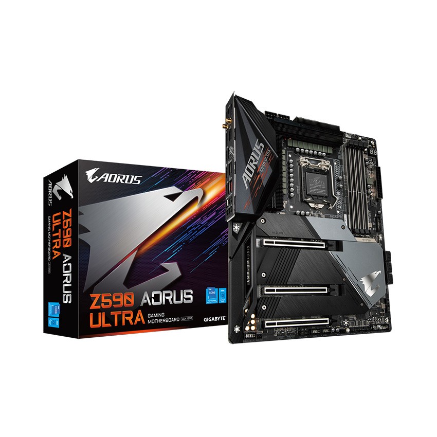 MAINBOARD GIGABYTE Z590 AORUS ULTRA (INTEL Z590, SOCKET 1200, ATX, 4 KHE RAM DDR4)