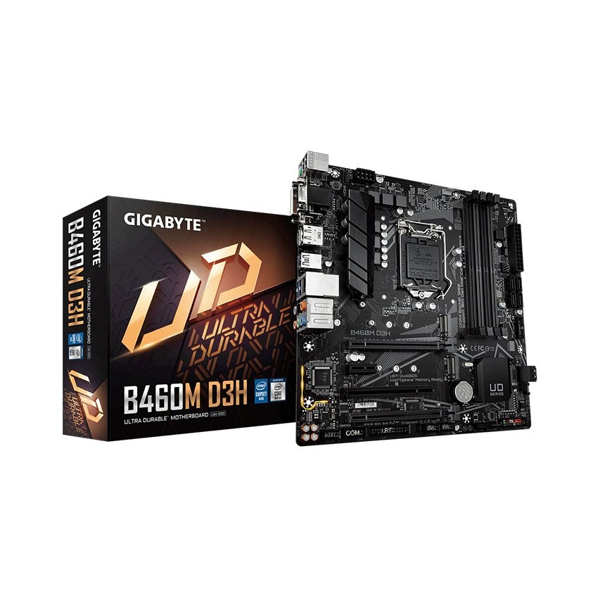 MAINBOARD GIGABYTE B460M D3H (INTEL B460, SOCKET 1200, M-ATX, 4 KHE RAM DDR4)