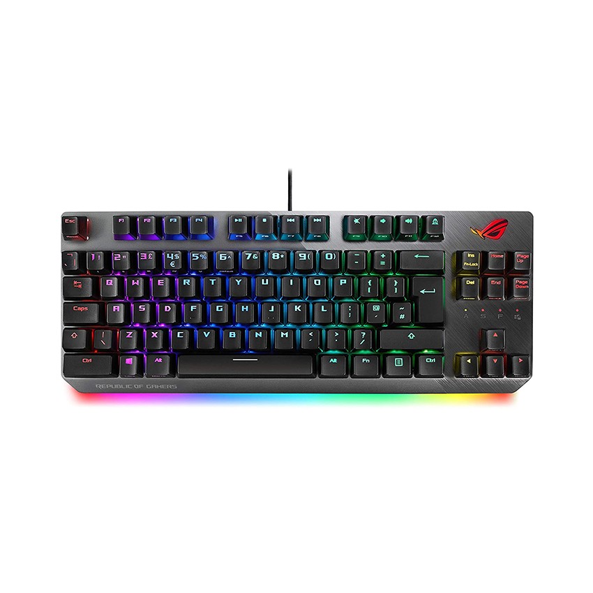 BÀN PHÍM ASUS ROG STRIX SCOPE TKL (USB/RGB/BLUE SWITCH) 90MP01N2-BKUA00