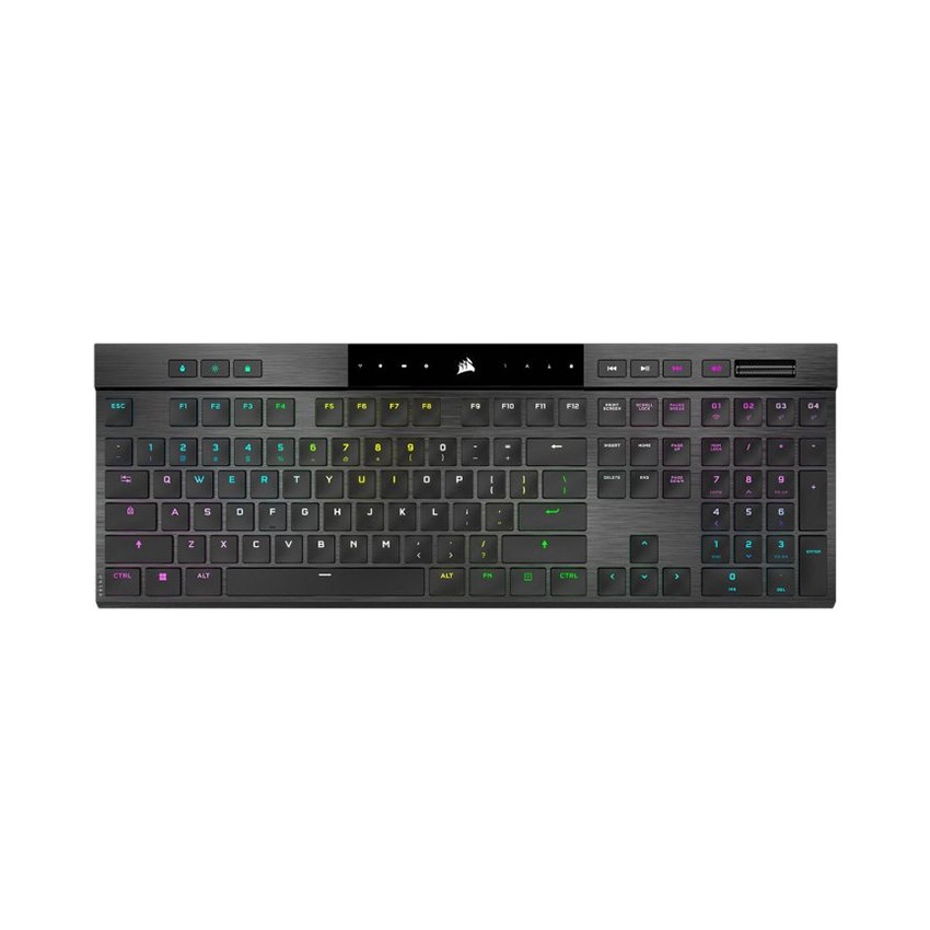 BÀN PHÍM GAMING KHÔNG DÂY CORSAIR K100 AIR RGB CHERRY MX ULTRA LOW PROFILE CH-913A01U-NA