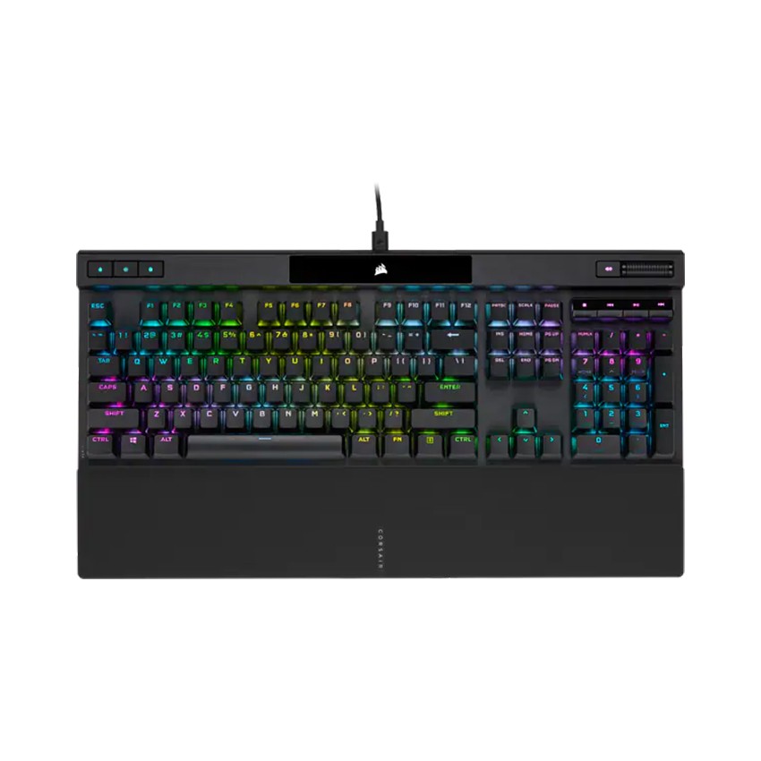 BÀN PHÍM GAMING CÓ DÂY CORSAIR K70 PRO-BLK-OPX SILVER SWITCH LED RGB CH-910941A-NA