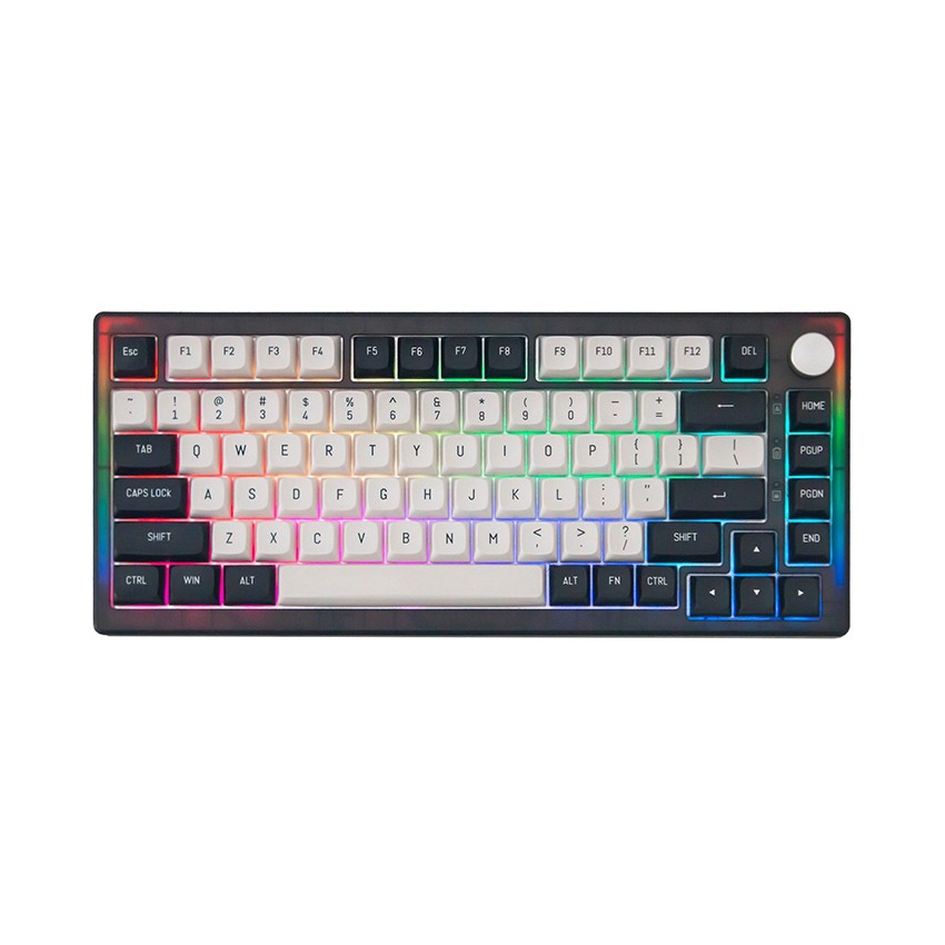 BÀN PHÍM CƠ KHÔNG DÂY FUHLEN H75S PANDA - CSA PROFILE RED PRO SWITCH