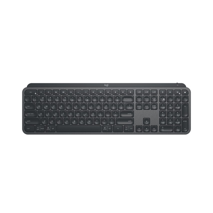 BÀN PHÍM KHÔNG DÂY LOGITECH MX KEYS GRAPHITE (USB/BLUETOOTH/XÁM)