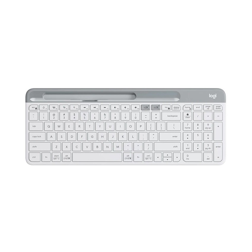 BÀN PHÍM KHÔNG DÂY LOGITECH K580 PALE GREY (USB/BLUETOOTH/TRẮNG)