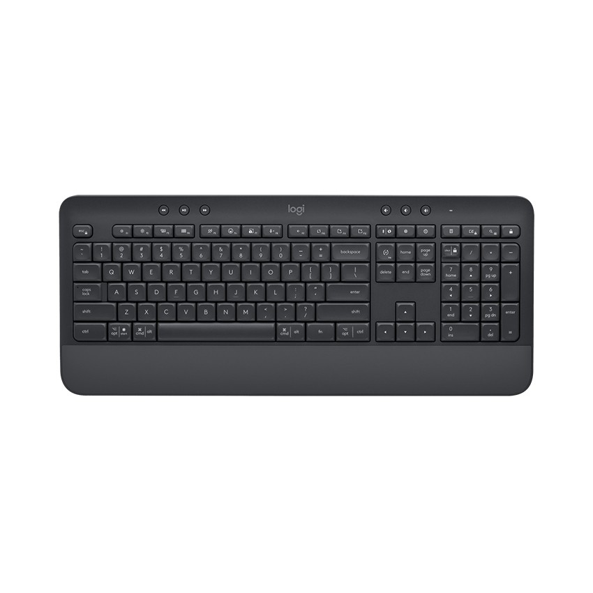 BÀN PHÍM KHÔNG DÂY LOGITECH K650 GRAPHITE (USB/BLUETOOTH/ĐEN) (920-010955)