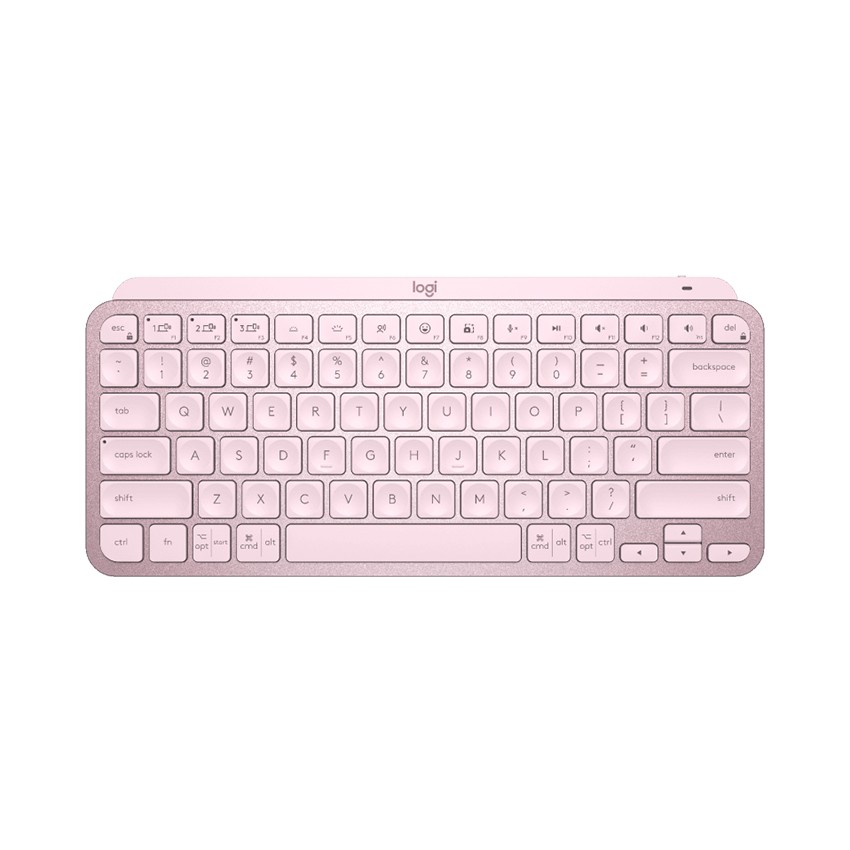 BÀN PHÍM KHÔNG DÂY LOGITECH MX KEYS MINI ROSE (USBC/BLUETOOTH/HỒNG)