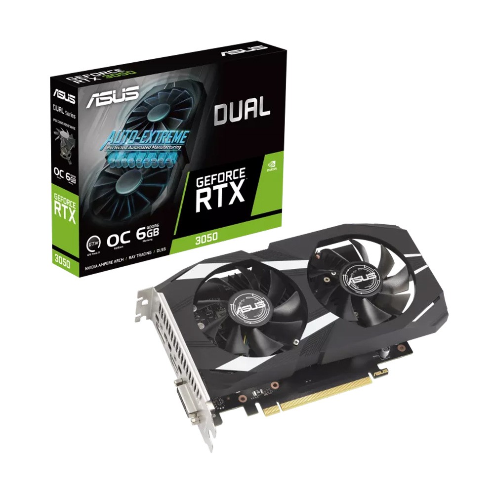 Asus DUAL RTX 3050 OC 6GB (DUAL-RTX3050-O6G)